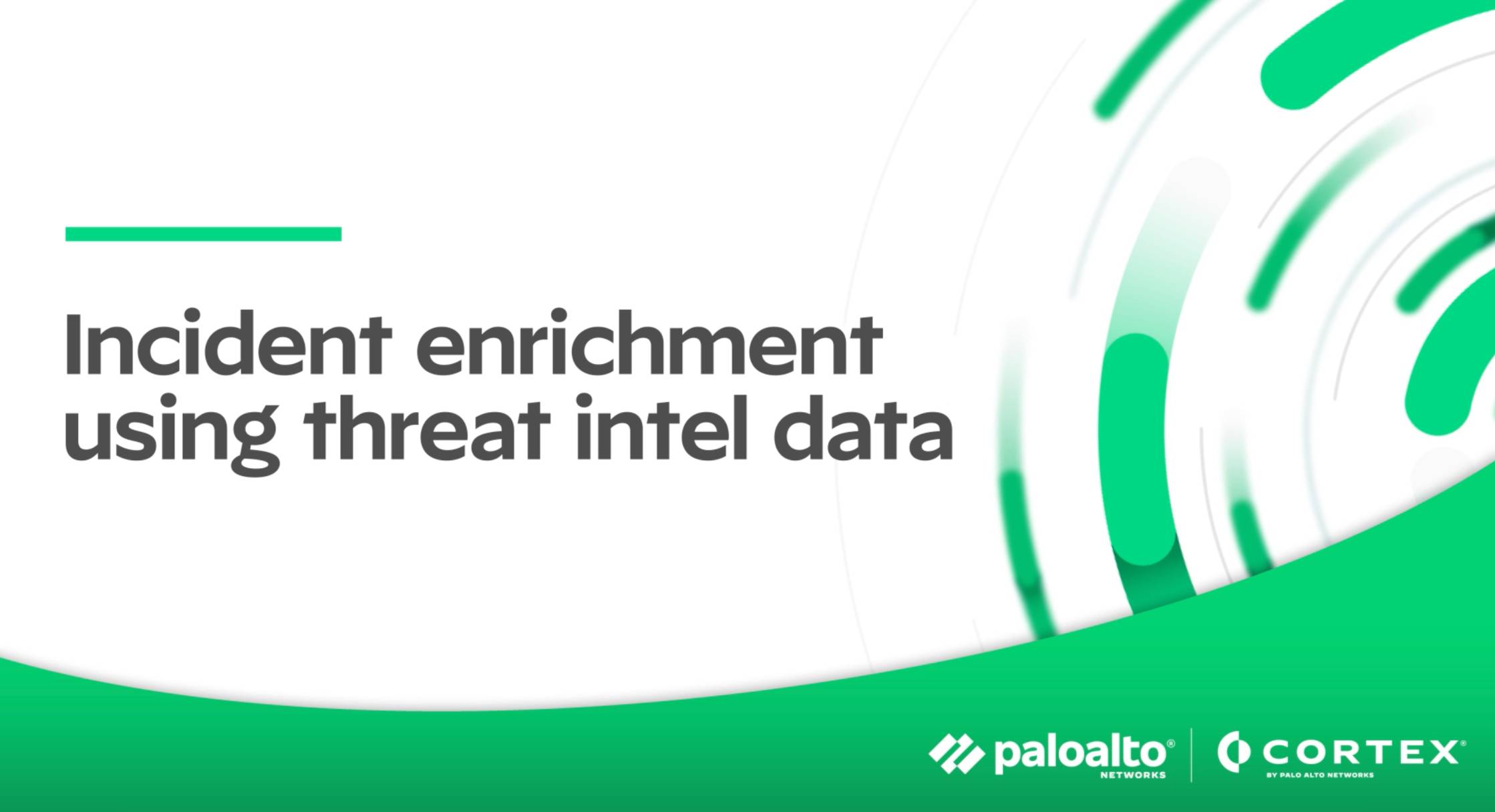 Incident Enrichment Using Threat Intelligence