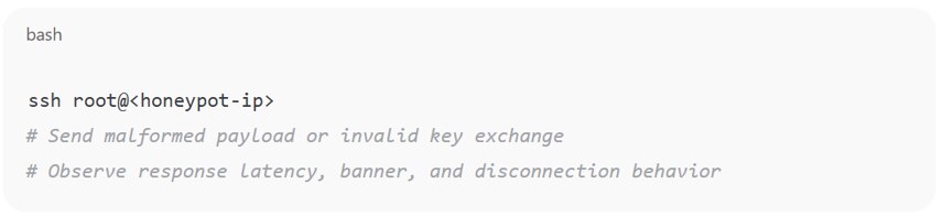 Attacker testing interaction depth