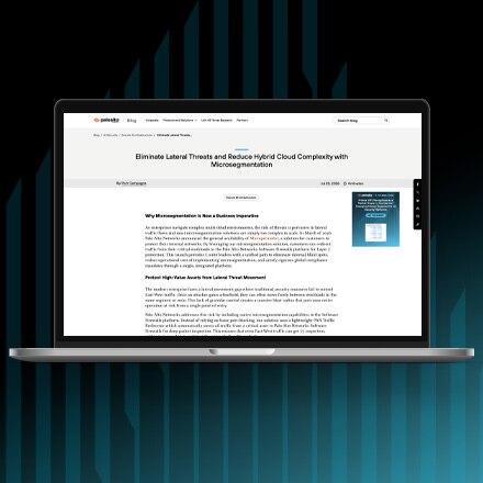Eliminate Lateral Threats and Reduce Hybrid Cloud Complexity with Microsegmentation