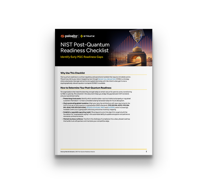 Align your PQC readiness to NIST