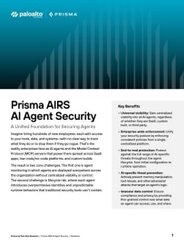 Prisma AIRS AI Agent Security